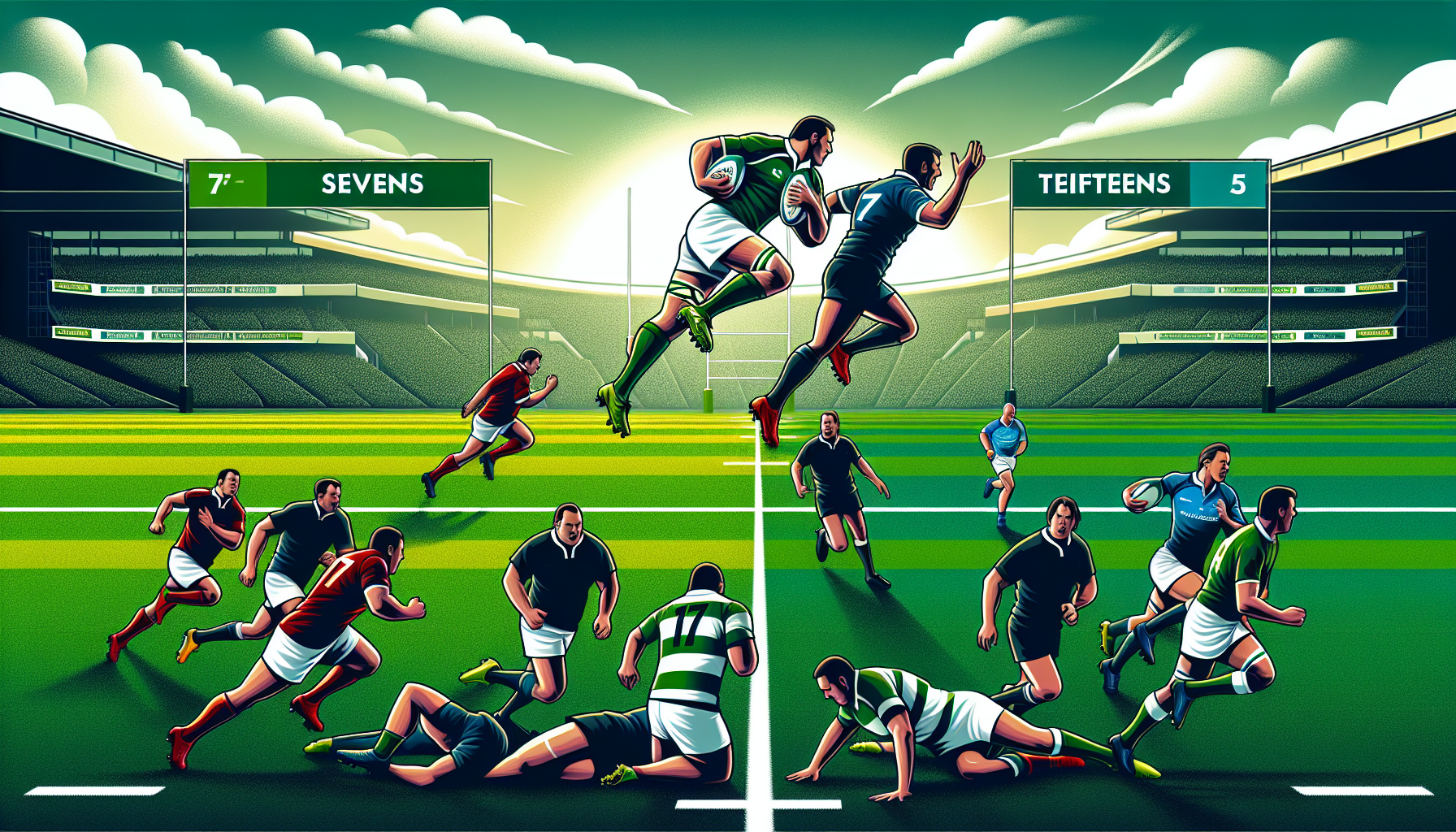 세븐스와 15인제: 전술의 차이를 파헤치다